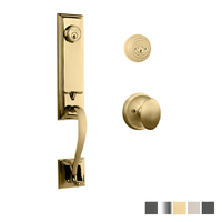 N2lok Seine Door Handle Double Cylinder with Egg Knob Entrance Set Box Pack - Available in Various Finishes