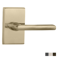 N2lok Agrigento Straight Door Lever Privacy Set - Available in Various Finishes