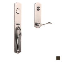 N2lok Etna Door Handle Single Cylinder Wave Lever Entrance Set - Available in Various Handing and Finishes