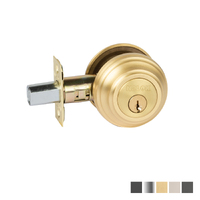 N2lok Forged Brass Deadbolt Round Single Cylinder - Available in Various Finishes