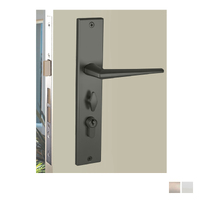 Nidus Rialto Ozi-1 Lock Combo Door Lever on Longplate Entrance Set - Available in Various Finishes and Handing