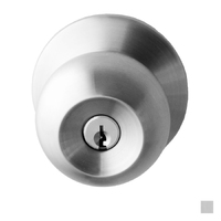 Nidus Houselot Knob Entrance Set - Available in Polished and Satin Chrome