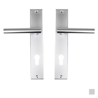 Nidus Domici Door Lever On Longplate - Available in Various Handing and Finishes