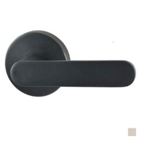 Nidus Spring Round Rose Radius End Door Lever Passage Set - Available in Various Finishes