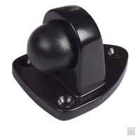 Scope Door Stop Aluminium Floor Fix - Available in Matt Black and Satin Chrome