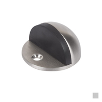 Scope Door Stop Half Dome Floor Fix - Available in Satin Chrome and Satin Stainless Finish