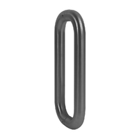 Scope D Entrance Pull Handle Straight Back To Back 300mm Matt Black EH22300.32BK