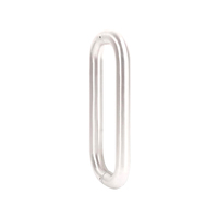 Scope D Entrance Pull Handle Straight Back To Back 300mm Satin Stainless Steel EH22300.32SS