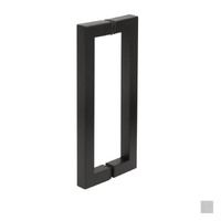 Scope Entrance Pull Handle Square Mitre - Available in Matt Black and Stainless Steel