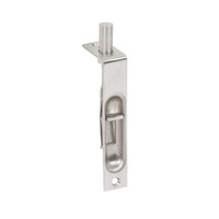 Scope Slide Flush Bolt Satin Stainless Steel - Available in 100mm and 150mm