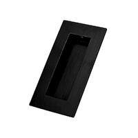 Scope Rectangular Flush Pull Concealed Fix 102x51mm Black FP31BK.B