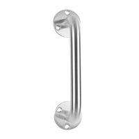 Scope Door Pull Handle on Round Rose - Available in Various Finishes