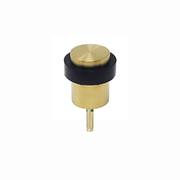 Austyle Door Stop Round Bolt Fix Floor Mount 40mm PVD Polished Brass 13714