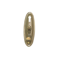 Superior Brass Cabinet Fitting Tear Drop 84x25mm Antique 25371