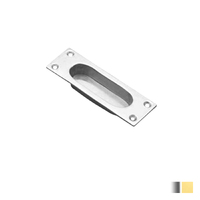 Superior Brass Sliding Door Flush Pull 126x47mm - Available in Various Finishes