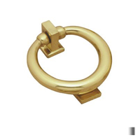 Superior Brass Door Ring Knocker 110mm - Available in Chrome Plate and Polished Brass Finish