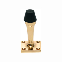 Austyle Door Stop Wall Mount 75mm Polished Brass 3079