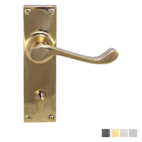 Superior Brass Colonial Design 1 Door Lever Entrance Set - Available in Various Finishes