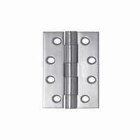 Austyle Door Butt Hinge Fixed Pin 76x41mm Chrome Plate 35004