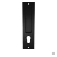 Austyle Flush Pull Rectangle Euro Cylinder Hole - Available in Various Finishes