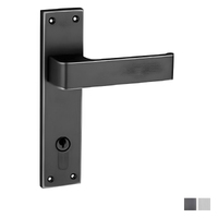 Superior Brass Urban Narrow Door Lever on Longplate Entrance Set - Available in Various Finishes