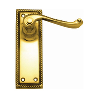 Superior Brass Georgian Door Lever - Available in Various Functions