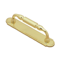 Superior Brass Classic Heritage Style Door Entrance Pull Handle Polished Brass 4253