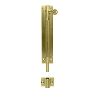 Restocking Soon: ETA Mid January - Austyle Door Barrel Bolt 50mm Throw 150x32mm Polished Brass 4264