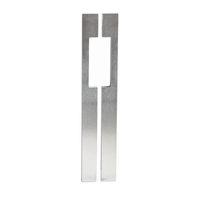 Austyle Entrance Door Pull Handle Blade Design Double 450mm Satin Stainless Steel 43936