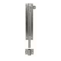 Austyle Door Barrel Bolt 50mm Throw 200x32mm Satin Chrome 44265