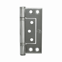 Austyle  Door Hirline Fast Fix Ball Bearing Hinge 100x47x2.5mm Satin Chrome 45144