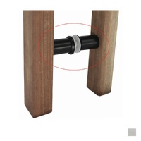 Austyle Fixing Legs for Entrance Handles - Available in Matt Black and Satin Stainless Steel