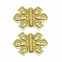 Austyle Cabinet Decorated Hinge Polished Brass - Available in Various Sizes