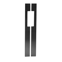 Austyle Entrance Door Pull Handle Blade Design Double 450mm Matt Black 53936