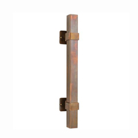 Austyle Entrance Door Handle Square 400mm Antique Bronze 73955