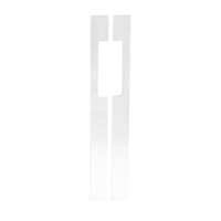 Austyle Entrance Door Pull Handle Blade Design Double 450mm White 83936