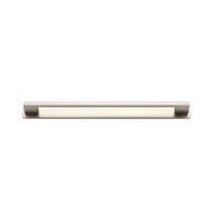 Iver Cali Cabinet Pull with Backplate CTC 256mm Satin Nickel 0553B