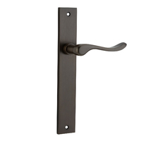 Iver Stirling Lever on Rectangular Backplate Passage Signature Brass 10920