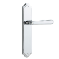 Iver Copenhagen Lever on Shouldered Backplate Passage Polished Chrome 11874