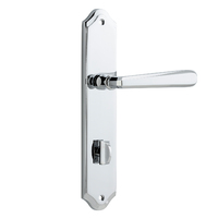 Iver Copenhagen Lever on Shouldered Backplate Privacy Polished Chrome 11874P85