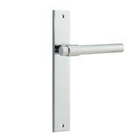 Iver Helsinki Lever on Rectangular Backplate Passage Polished Chrome 11896