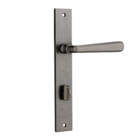 Iver Copenhagen Lever on Rectangular Backplate Privacy Nickel 13872P85