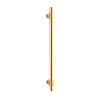 Restocking Soon: ETA Mid November - Iver Helsinki Door Pull Handle 450mm Brushed Gold PVD 17147