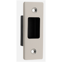 Iver Sliding Door Edge Pull Rectangular Satin Nickel H76xW28mm TRA20429