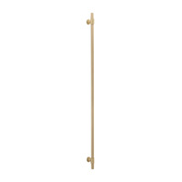 Restocking Soon: ETA Mid January - Iver Helsinki Door Pull Handle 900mm Brushed Brass 20729