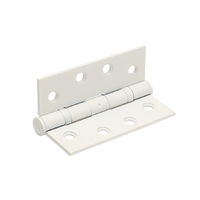 *WHILE SUPPLY LAST* Zanda Door Butt Hinge Fixed Pin 100x100x2.5mm White 5910.WH