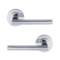 *WHILE SUPPLY LAST* Zanda 9019BN Elite Apex Door Handle Passage Set Brushed Nickel