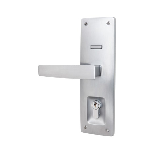 Gainsborough Trilock Urban Aurora Double Cylinder Entrance Lever Set Brushed Satin Chrome 8951AURBSC