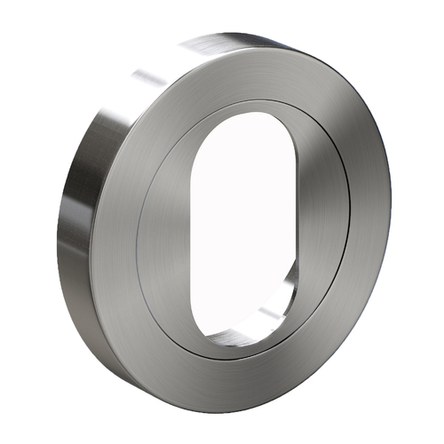 Legge Oval Cylinder Escutcheon 50mm Satin Chrome L6008S