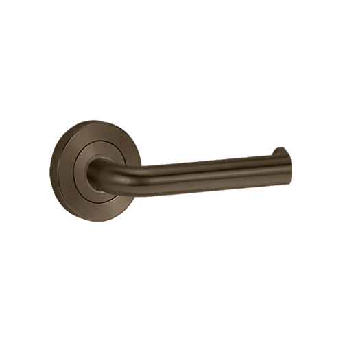 *Nonreturnable Item* Lockwood Symphony 102 Door Lever on Round Rose Full Set Oil Rubbed Bronze 1220/1221/102ORB (MTO 8)